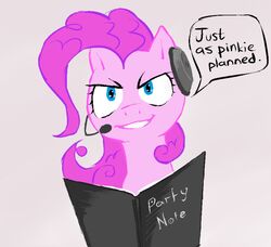 blue_eyes book crossover death_note dialogue earth_pony electronics english_text equid equine female feral friendship_is_magic fur grin hair hasbro headgear headphones headset horse light_yagami mammal meme my_little_pony notebook parody pink_body pink_fur pink_hair pinkie_pie_(mlp) pony simple_background smile solo text unknown_artist white_background