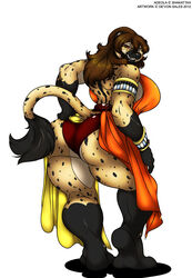 2012 adeola_oshodi african anthro armlet ass barefoot big_breasts big_butt biped black_lips black_nose bracelet breasts brown_hair cheeky_panties clothed clothing curvy_figure deonwolf dress fangs feet female fur grin hair hand_on_hip hi_res hindpaw huge_breasts huge_butt hyena jewelry leg_markings lips long_hair looking_at_viewer looking_back mammal markings orange_eyes panties paws pose rear_view side_boob simple_background smile socks_(marking) soles solo spots spotted_hyena tail tail_tuft tan_body tan_fur teasing teeth thick_thighs tuft underwear voluptuous white_background wide_hips