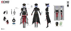  absurdres alisa:_echo_(punishing:_gray_raven) alisa_(punishing:_gray_raven) ankle_boots armor bandaged_leg bandages belt belt_pouch black_choker black_footwear black_gloves black_headwear black_jacket black_necktie black_skirt bob_cut boots chains choker collared_shirt cuffs dagger dress_shirt female full_body garter_straps gloves grey_belt grey_eyes handcuffs hat high_heels highres jacket knife looking_at_viewer mechanical_arms miniskirt multiple_views necktie official_art open_clothes open_jacket overskirt peaked_cap pelvic_curtain pencil_skirt police police_uniform policewoman pouch profile punishing:_gray_raven purple_hair red_thighhighs reference_sheet shirt shirt_tucked_in short_hair short_sleeves shoulder_armor sidelocks skirt standing thigh_belt thigh_sheath thigh_strap thighhighs triangle_hair_ornament turnaround uniform walkie-talkie weapon white_background white_shirt wu_lun_wujin zettai_ryouiki 