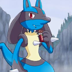  lowres lucario nintendo pokemoa pokemon soara 