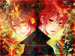  katekyou_hitman_reborn kozato_enma sawada_tsunayoshi tagme 