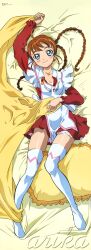  arika_yumemiya cleavage dakimakura my-otome nishida_asako thighhighs 