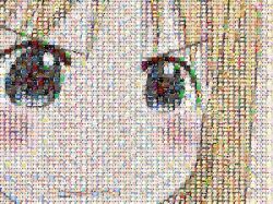  &agrave;&sup2;&nbsp;_&agrave;&sup2;&nbsp; ?_? absurdres ana_coppola blonde_hair blue_eyes blush epic gununu highres ichigo_mashimaro lolicon mahou_sensei_negima! meme mosaic mosaic_art photomosaic wallpaper 