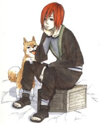  1boy akatsuki_(naruto) boy canine lowres nagato nagato_(naruto) naruto naruto_shippuuden ninja phoenix-xx red_hair 