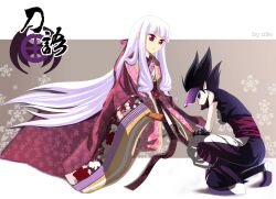  katanagatari kimono maniwa_koumori togame yasuri_shichika 