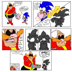  1:1 anthro blue_body blue_eyes blue_fur bodily_fluids bomb chili_dog countramsely crying dr._eggman eulipotyphlan explosives food fur hair heart_symbol hedgehog hi_res holidays hot_dog human humor male mammal orange_hair red_eyes sega sonic_the_hedgehog sonic_the_hedgehog_(series) tears tongue valentine&#039;s_day 