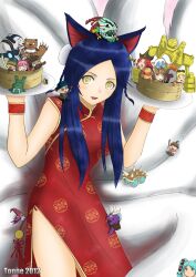  ahri animal_ears chinadress tagme tail 