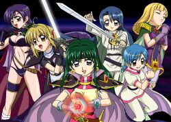  6+girls akai_shinju amelia_wil_tesla_seyruun amelia_wil_tesla_seyruun_(cosplay) caren_(mermaid_melody_pichi_pichi_pitch) coco_(mermaid_melody_pichi_pichi_pitch) cosplay gourry_gabriev gourry_gabriev_(cosplay) houshou_hanon lina_inverse lina_inverse_(cosplay) mermaid_melody_pichi_pichi_pitch multiple_girls naga_the_serpent naga_the_serpent_(cosplay) nanami_lucia noel_(mermaid_melody_pichi_pichi_pitch) parody slayers touin_rina zelgadiss_graywords zelgadiss_graywords_(cosplay) 