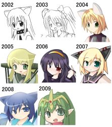  6+girls aircraft airplane animal_ears artist_progress biplane black_hair blonde_hair blue_eyes blue_hair cat_ears commentary_request cr.42_falco f-14_tomcat fire_emblem fire_emblem:_mystery_of_the_emblem green_eyes green_hair hairband heterochromia long_hair looking_back military multiple_girls open_mouth personification pointy_ears ponytail red_eyes short_hair sidelocks simple_background su-27 sukezaemon_(stainless_night) teeth tiara tiki_(fire_emblem) tiki_(young)_(fire_emblem) traditional_media 