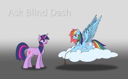  16:10 blind blonde_hair blue_body blue_feathers blue_fur blue_hair cloud collar cutie_mark disability duo equid equine feathered_wings feathers female feral friendship_is_magic fur green_hair hair hasbro hi_res horn jykinturah leash mammal multicolored_hair multicolored_tail my_little_pony mythological_creature mythological_equine mythology open_mouth orange_hair pegasus pink_hair purple_body purple_eyes purple_fur purple_hair rainbow_dash_(mlp) rainbow_hair rainbow_tail red_hair shadow tail twilight_sparkle_(mlp) two_tone_hair unicorn wallpaper widescreen wings 