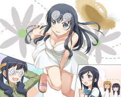  aragaki_ayase cleavage dress glasses gokou_ruri kotobamaru kousaka_kirino makishima_saori ore_no_imouto_ga_konna_ni_kawaii_wake_ga_nai seifuku 