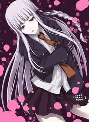  dangan-ronpa dangan-ronpa_2 iga_tomoteru kirigiri_kyouko seifuku 