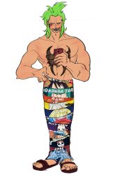  1boy abs bartolomeo brook_(one_piece) character_print character_print_underwear_(one_piece) chest_tattoo franky_(one_piece) green_hair highres holding holding_phone jinbe_(one_piece) large_pectorals male_focus male_underwear monkey_d._luffy muscular muscular_male nami_(one_piece) navel nico_robin no_nipples nose_piercing nose_ring one_piece otaku pectorals phone piercing print_male_underwear roronoa_zoro sanji_(one_piece) selfie sharp_teeth smile solo standing stomach tattoo teeth tony_tony_chopper topless_male tusks underwear usopp zorogetsome 