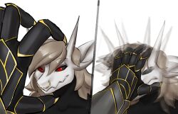  aggron anthro armor facial_piercing female generation_3_pokemon hi_res male meme nintendo nose_piercing nose_ring piercing pokemon pokemon_(species) ring_piercing silver_warrior08 titanium_(aggrontitanium) vayhl&#039;ayne_(vahlyance) 