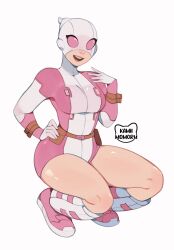  fortnite fortnite:_battle_royale fully_clothed gwenpool marvel marvel_comics mask masked masked_female safe safe_for_work sfw squatting superhero superheroine thick thick_hips thick_penis thick_thighs thighs tight_clothes tight_clothing tight_fit 