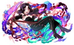  anime_coloring artist_request bar_graph bare_shoulders black_dress black_footwear black_gloves black_hair boots breasts chest_tattoo claws cleavage collarbone crash_fever dress elbow_gloves english_text eyelashes female foreshortening full_body fullmetal_alchemist game_cg gloves graph hair_behind_ear hair_intakes high_heel_boots high_heels large_breasts lipstick long_dress long_hair looking_at_viewer lust_(fma) makeup mature_female narrowed_eyes nose number_print numbered official_art open_hands outline parted_bangs print_dress red_eyes red_lips red_outline sleeveless sleeveless_dress solo square square_print tachi-e tattoo teeth third-party_source tight_clothes tight_dress transparent_background triangle upper_teeth_only v-shaped_eyebrows wavy_hair 