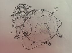  absurd_res belly hi_res male male_pred mandro22 nintendo rauru_(tears_of_the_kingdom) solo tears_of_the_kingdom the_legend_of_zelda vore willing_pred willing_prey zonai 