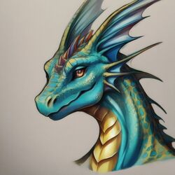  1:1 aquatic_dragon blue_eyes dragon dreamdragon89 female feral fin green_body green_scales grey_background hybrid looking_at_viewer marine mythological_creature mythological_scalie mythology reptile scales scalie simple_background smile solo yellow_body yellow_scales 