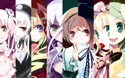  barasuishou group hina_ichigo kanaria kirakishou rozen_maiden shinku souseiseki suigintou suiseiseki 