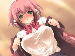  ikaros kikurage plastic_people seifuku sora_no_otoshimono undressing 