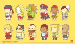  balrog blanka capcom chun-li dhalsim edmond_honda guile ken_masters m_bison parody ryu ryuu_(street_fighter) sagat scribblenauts street_fighter style_parody vega zangief 