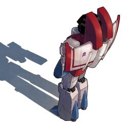  1980s_(style) commentary_request decepticon mecha megatron no_humans partial_commentary retro_artstyle robot science_fiction shadow souijou starscream transformers transformers:_generation_1 