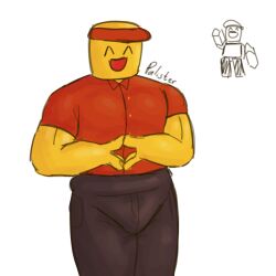  bottomwear clothing hi_res humanoid male palister35 pants roblox shirt solo topwear yellow_body 