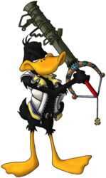  $ alpha_channel anatid anseriform anthro avian beak belt bird black_eyes bow_(weapon) clothing crossover currency_symbol dachimotsu daffy_duck diamond_(gem) disney dollar_sign duck dynamite explosives feathers gem hi_res holding_object holding_weapon jacket keyblade kingdom_hearts looney_tunes male melee_weapon ranged_weapon riku_(kingdom_hearts) rocket_launcher simple_background solo square_enix symbol topwear transparent_background warner_brothers weapon zipper 