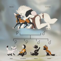  anthro anthro_on_feral arctic_fox azzai baby brother_(lore) brother_and_sister_(lore) canid canine canis cross_fox crytrauv daughter_(lore) dawn_(crysuave) family_tree father_(lore) father_and_child_(lore) father_and_daughter_(lore) father_and_son_(lore) female female_feral female_symbol feral fox fur gender_symbol group interspecies lilianna_(crysuave) makai_(crysuave) male male/female male_anthro male_feral male_symbol mammal mother_(lore) mother_and_child_(lore) mother_and_daughter_(lore) mother_and_son_(lore) multicolored_body multicolored_fur orange_body orange_eyes parent_(lore) parent_and_child_(lore) parent_and_daughter_(lore) parent_and_son_(lore) purple_eyes red_fox scout_(crysuave) sibling_(lore) sister_(lore) son_(lore) symbol true_fox two_tone_body two_tone_fur wesley_(suave_senpai) white_body white_fur wolf yellow_eyes young young_female young_feral young_male zoophilia 