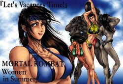  2d 4girls artist_request bikini dark-skinned_female dark_skin female female_only jade_(mortal_kombat) kitana mileena monster_girl mortal_kombat mortal_kombat_1_(2023) mortal_kombat_2 netherrealm_studios sheeva shokan swimsuit tanya_(mortal_kombat) 