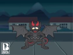  animated anthro dragon halloween henry_boom hi_res holidays male mr.brapion mythological_creature mythological_scalie mythology scalie short_playtime solo spooky_month 