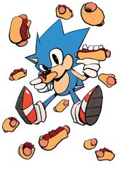  alpha_channel border chili_dog classic_sonic classic_sonic_(universe) copymirror eating eulipotyphlan food hedgehog hot_dog male mammal sega simple_background solo sonic_the_hedgehog sonic_the_hedgehog_(series) transparent_border 