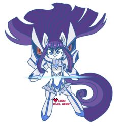  alpha_channel bottomwear clothing crossover equid equine female friendship_is_magic hasbro hi_res horn junketsu kamui_(kill_la_kill) kill_la_kill ladypixelheart mammal my_little_pony mythological_creature mythological_equine mythology rarity_(mlp) satsuki_kiryuin skirt solo studio_trigger unicorn 