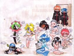  akatsuki_(naruto) black_hair blonde_hair blue_hair blush breasts censored chibi cloud deidara drop flower gypsy headband hidan hoshigaki_kisame kakuzu konan long_hair mask mermaid monster_girl multiple_girls naruto orange_hair pain_(naruto) pein ponytail rule_63 sasori sexy_no_jutsu short_hair silver_hair sword tachango tobi tongue uchiha_itachi weapon zetsu 