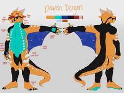  anthro dragon draven_(dravendergen) english_text feet hybrid male membrane_(anatomy) model_sheet mudwing_(wof) mythological_creature mythological_scalie mythology nightwing_(wof) pawpads scalie seawing_(wof) slightly_chubby solo tail teal_pawpads text toes webbed_feet webbed_hands winged_arms wings wings_of_fire 