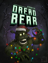  5_fingers animatronic anthro bear christmas christmas_clothing christmas_headwear christmas_lights claws clothing dead_tree dreadbear_(fnaf) english_text entangled finger_claws fingers five_nights_at_freddy&#039;s five_nights_at_freddy&#039;s_vr:help_wanted glowing glowing_eyes hat headgear headwear hi_res holidays logo machine male mammal notched_ear open_mouth plant robot santa_hat scottgames snow snowing solo stitch_(sewing) teeth text tree 