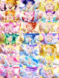  6+girls akimoto_komachi aono_miki cure_aqua cure_berry cure_black cure_bloom cure_blossom cure_dream cure_egret cure_lemonade cure_marine cure_melody cure_mint cure_moonlight cure_passion cure_peach cure_pine cure_rhythm cure_rouge cure_sunshine cure_white everyone fresh_precure! futari_wa_precure futari_wa_precure_max_heart futari_wa_precure_splash_star hanasaki_tsubomi heartcatch_precure! higashi_setsuna highres houjou_hibiki hyuuga_saki kasugano_urara_(yes!_precure_5) kujou_hikari kurumi_erika magical_girl milk_(yes!_precure_5) milky_rose mimino_kurumi minamino_kanade minazuki_karen mishou_mai misumi_nagisa momozono_love multiple_girls myoudouin_itsuki natsuki_rin non-web_source photoshop_(medium) precure precure_all_stars shiny_luminous suite_precure tsukikage_yuri yamabuki_inori yes!_precure_5 yes!_precure_5_gogo! yukishiro_honoka yumehara_nozomi 