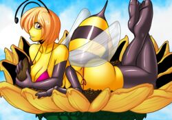  animal_humanoid arthropod arthropod_humanoid ass avencri bee bee_humanoid bianca_(dtripper) big_breasts big_butt bikini bikini_thong breasts cleavage clothed clothing female flower humanoid hymenopteran hymenopteran_humanoid insect_humanoid insects lying multi_arm multi_limb on_front plant side-tie_bikini solo string_bikini sunflower swimwear upstairstudios 