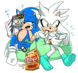  better_version_at_source c2ndy2c1d clothing duo eating eulipotyphlan footwear hedgehog legwear male mammal sega socks sonic_the_hedgehog sonic_the_hedgehog_(series) 