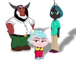  6:5 anthro bronystruggle family_guy female group hasbro lois_griffin male my_little_pony peter_griffin stewie_griffin trio 