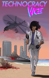  aircraft aleone ate_superhind athletic beach blood bodily_fluids bottomwear city clothing dark_body dark_skin demon detailed_background dichromatic_eyes eyewear glasses grand_theft_auto grand_theft_auto:_vice_city gun hair handgun helicopter human killing loafers long_hair looking_at_viewer magic_user male mammal miami miami_vice mirrorshades monster pants pistol ranged_weapon rockstar_games seaside shirt suit sunglasses technocracy topwear urban vehicle weapon world_of_darkness 