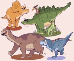  2020 apatosaurus cera_(the_land_before_time) ceratopsian chomper_(the_land_before_time) digital_media_(artwork) dinosaur diplodocid don_bluth ducky_(the_land_before_time) extinct female feral group hadrosaurid half-closed_eyes hi_res littlefoot male narrowed_eyes neatodon open_mouth ornithischian ornithopod petrie prehistoric_species pteranodon pteranodontid pterosaur reptile saurolophus sauropod sauropodomorph scalie simple_background size_difference smile spike_(the_land_before_time) spiked_tail spikes spikes_(anatomy) standing stegosaurian stegosaurus tail teeth thagomizer the_land_before_time theropod thyreophoran triceratops tyrannosaurid tyrannosauroid tyrannosaurus tyrannosaurus_rex walking young young_feral 