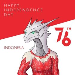  1:1 anthro asian_mythology blue_eyes celebration dragon east_asian_mythology eastern_dragon eyelashes female grey_body group hair horn indonesia male mythological_creature mythological_scalie mythology nuree_art reevah_(nuree_art) scalie silver_body simple_background spikes white_body 