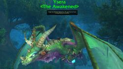  16:9 age_difference blizzard_entertainment dragon female flying hi_res human male mammal mythological_creature mythological_scalie mythology older_female riding scalie screencap warcraft widescreen wings ysera 