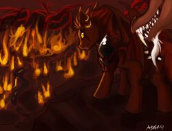  chimera conditional_dnp discord_(mlp) draconequus ebonychimera equid equine fire friendship_is_magic hasbro hi_res horse hybrid male mammal my_little_pony pony 