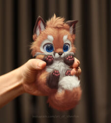  ambiguous_gender big_nug black_nose blue_eyes blurred_background brown_background brown_body brown_fur canid canine chibi countershade_torso countershading daww detailed detailed_fur digital_media_(artwork) digital_painting_(artwork) dipstick_ears dipstick_tail disembodied_hand duo ear_markings eye_reflection feral fingernails fluffy fox fur glistening glistening_eyes gloves_(marking) head_tuft human inner_ear_fluff leg_markings loose_fur mammal markings multicolored_ears multicolored_tail nails orange_body orange_fur pawpads photo_manipulation pink_pawpads realistic_lighting realistic_shading red_fox reflection shaded shedding silverfox5213 simple_background socks_(marking) tail tail_markings third-party_edit true_fox tuft whiskers white_body white_countershading white_fur 