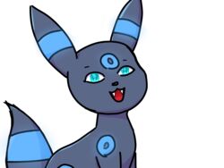  2018 4:3 :3 alpha_channel ambiguous_gender black_body black_fur blue_body blue_eyes blue_fur blue_spots canid canine cel_shading digital_media_(artwork) eeveelution eyelashes fangs feral fur generation_2_pokemon glowing glowing_spots gottabekittenme happy hi_res looking_at_viewer mammal markings nintendo open_mouth pokemon pokemon_(species) portrait shaded shiny_pokemon simple_background sitting solo spots teeth toony transparent_background umbreon 