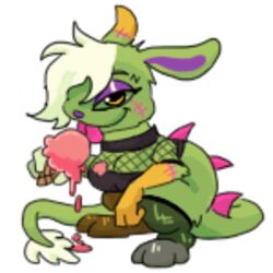  ambiguous_gender anthro dijon_(guncht) guncht jumpstart_games low_res neopet_(species) neopets open_mouth open_smile smile solo style_emulation thumbnail zafara_(neopets) 