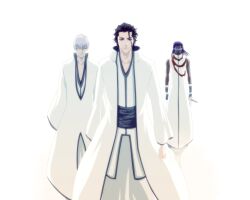  aizen_sousuke bleach ichimaru_gin tagme tousen_kaname 