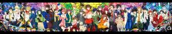  6+boys 6+girls :d :o absolutely_everyone absurdres aegis_(persona) afro amada_ken amagi_yukiko androgynous angry apron aragaki_shinjirou arkatopia bandana baseball_cap beanie black_eyes black_hair blonde_hair blue_eyes blue_hair breasts brown_eyes brown_hair canine cleavage coat commentary_request crossdressing curly_hair doujima_nanako doujima_ryoutarou dress elizabeth_(persona) everyone flat_chest flower fur_coat grey_eyes grey_hair hair_between_eyes hair_ornament hanamura_yousuke hat highres iori_junpei jacket kanzato_jun kanzato_ryou kanzato_shin kayano_megumi kirijou_mitsuru koromaru_(persona) kujikawa_rise kuma_(persona_4) labrys_(persona) long_hair looking_at_viewer margaret_(persona) marie_(persona_4) medium_breasts metis_(persona) mochizuki_ryouji morimoto_kanaru multiple_boys multiple_girls nakamura_aika narukami_yuu necktie open_mouth pants persona persona_3 persona_4 persona_4:_the_ultimate_in_mayonaka_arena persona_4_the_golden persona_trinity_soul pink_hair purple_hair red_eyes red_hair reverse_trap ribbon rose sakakiba_takuro sanada_akihiko satonaka_chie scarf school_uniform serafuku shiomi_kotone shirogane_naoto short_hair skirt small_breasts smile straight_hair surprised suspenders tatsumi_kanji theodore_(persona) wavy_hair white_hair wide_image yamagishi_fuuka yellow_eyes yoshino_chidori yukari_takeba yuuki_makoto_(persona_3) 